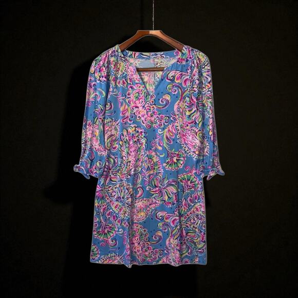 Lilly Pulitzer Mermaid Grotto Dress Size Small - Picture 2 of 8